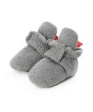 EDOTON Unisex Newborn Winter Boots - Warm Non-Slip Sole Bootie Sock 6-12 Months (Dark Gray) - Buy Online on GoSupps.com