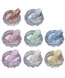 GZMAYUEN Crystal Diamond Nail Glitter Powder 8 Pieces Crystal Diamond Glitter Powder for Nails Gold Silver Rose Gold Blue Glass Stone Chrome Sparkles Glitter Nail Pigment Nail Powder Decoration Set Set 10 - Buy Online on GoSupps.com