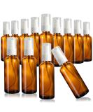 Senten 20-Pack Brown Spray Bottles | 30ml & 50ml Refillable Travel Atomizers for Essential Oils Perfume & Liquid | Perfect for International Shipping - Buy Online on GoSupps.com