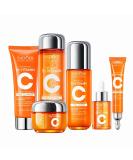 Vitamin C Skin Care Set for Teenage Girls | Cleanser Toner Serum Cream & Lotion | Gentle Travel Size Skin Care Kit - Buy Online on GoSupps.com
