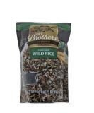Four Brothers Minnesota Wild Rice 1lb - Premium Cultivated Gluten-Free Cholesterol-Free Bat-Roasted Rice - Buy Online on GoSupps.com