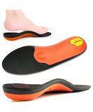 Full Length Metatarsal Arch Support Insole for Flat Feet & Plantar Fasciitis Relief - UK-12 (30.5CM) Black - Buy Online on GoSupps.com