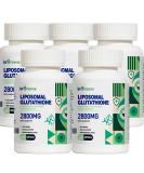 Buy 2800 MG Liposomal Glutathione Softgels - Max Absorption Antioxidant for Healthy Aging | 60 Count Pack of 5 - Buy Online on GoSupps.com