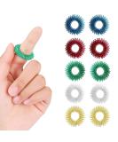 Acupressure Rings Set for Stress Relief & Massage - 10 Piece Finger & Wrist Massage Device for All Ages - Buy Online on GoSupps.com