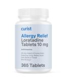 Curist Loratadine 10mg - 365 Count Non-Drowsy Allergy Relief Tablets | 24-Hour Antihistamine for Runny Nose Itchy Eyes & Sneezing - Best Allergy Medicine for Adults - Buy Online on GoSupps.com