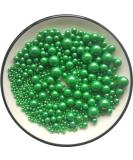 Edible Christmas Green Sugar Pearls | Sprinkles for Cakes Cookies & Cupcakes | Perfect Wedding & Holiday Decorations - Buy Online on GoSupps.com