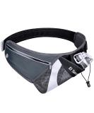 EI Sonador Running Belt with Water Bottle Holder - Hydration Waist Pack for Men and Women - Reflective Adjustable Fanny Bag in Gray - Buy Online on GoSupps.com