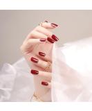 DANNI & TONI 28 Ruby Reverie Gel Nail Polish Stickers | Salon-Quality Solid Colour Strips Set - Buy Online on GoSupps.com