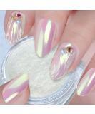 Mermaid chrome powder nails - unicorn iris nail powder glitter powder for nail chrome nail powder aurora mermaid shimmer pink pigment powder for nails chameleon effect nail powder - Buy Online on GoSupps.com