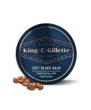 King C. Gillette Soft Beard Balm, Deep Conditioning with Cocoa Butter, Argan Oil and Shea Butter - Buy Online on GoSupps.com