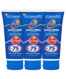 Buy LA BODIES Sunscreen SPF 75 Moisturizing Lotion w/Aloe Vera - Acne Prone Skin Quick Absorption UVA UVB Protection - 3oz 3 Pack - Best International Shipping - Buy Online on GoSupps.com