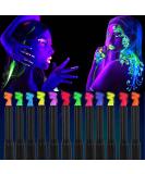 12 Colors Glow Face & Body UV Crayons - Neon Fluorescent Makeup Kit for Kids & Adults - Ideal for Birthday Parties, Halloween & Masquerade - Buy Online on GoSupps.com