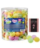 Frisia Flying Saucer Sweets Bulk (300pcs) Sour Citric Wafers Fruit Flavours Fizzy Sweets Tub 375g & Card - Gluten Free Sweets for Kids Birthday Halloween Party Bag Fillers - Buy Online on GoSupps.com