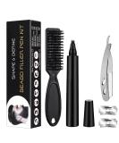 Beard Pen Kit - Bartf ller Stift Brush and Razor for Perfect Beard Color & Filling | Black Bart Stift Filler Set - Buy Online on GoSupps.com