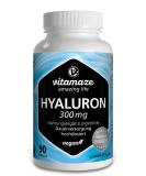 Hyaluronic Acid Capsules 300 mg | Vegan | 3-Month Supply | High Bioavailability | Additive-Free | Made in Germany - Buy Online on GoSupps.com