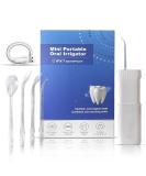 Shop Tuth Premium Dental Water Flosser - Portable Oral Irrigator with 4 Tips 3 Jet Settings IPX7 Waterproof - Ideal for Travel - Buy Online on GoSupps.com