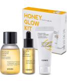 COSRX Honey Glow Kit: Propolis Toner, Ampoule & Cream for Moisturizing and Hydrating Skin - Buy Online on GoSupps.com