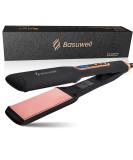 Basuwell Digital Hair Straightener | 6-Speed Temperature Control Flat Iron for Thick Hair | Salon-Grade Ceramic Styler with Fast Heating | UK Plug | Black - Buy Online on GoSupps.com