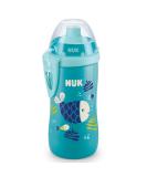 Nuk Junior Cup drinking bottle with chameleon effect |18+ months |With color change |Refrested drinking cup with Push-Pull-Trink h fe |Clip & protective cap |BPA-free |300 ml |blue - Buy Online on GoSupps.com