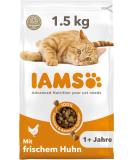 IAMS Dry Cat Food with Chicken for Ages 1-6 Years - 1.5 kg Pack | High-Quality Nutrition for Your Cat - Buy Online on GoSupps.com