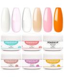 PEACECOLOR Nail Acrylic Powder Kit 6 Colors Acrylic Powder Professional for Nail Acrylic Extension and Nail Carving DIY Nail Art Long Lasting No Nail Lamp Needed for Beginner Nail Salon Home DIY XA046 - Buy Online on GoSupps.com