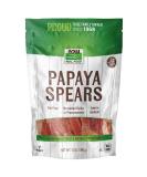 Now Foods Real Food Papaya Spears 12 oz (340 g) - Buy Online on GoSupps.com