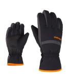 Ziener Lejano Ski Gloves | Waterproof Breathable Winter Sports Gear - Black/Graphite - Buy Online on GoSupps.com