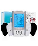 Easy Home Rechargeable TENS Unit & EMS Muscle Stimulator | 20 Intensity Levels 8 Massage Types 16 Modes | FSA Eligible Electronic Pulse Massager EHE029G-B - Buy Online on GoSupps.com