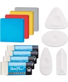 Zonon 12-Piece Drawing Art Eraser Set - Various Shapes for Artists, Painting, Sketching - White Kneaded Erasers for Precision Erasing - Buy Online on GoSupps.com