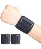 YUNYILAN 2 PCS Wrist Brace for Carpel Tunnel - Comfortable Support for Sprained, Arthritis, Ganglion Cyst - Wrist Compression Band (Black) - Buy Online on GoSupps.com