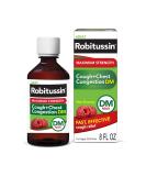 Robitussin Adult Maximum Strength Cough + Chest Congestion DM Max (8 fl. oz. Bottle), Non-Drowsy Cough Suppressant & Expectorant, Raspberry Flavor - Buy Online on GoSupps.com