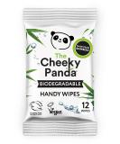 The Cheeky Panda Bamboo Hand Wipes | 12 Travel Wipes | 100% Plastic Free and Biodegradable Wet Wipes 12 Count (Pack of 1) - Buy Online on GoSupps.com