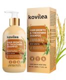 Rice Water Hair Growth Shampoo - Natural Thickening & Regrowth Formula with Biotin & Castor Oil for All Hair Types (2 Pack - Buy Online on GoSupps.com