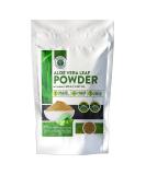 Aloe Vera Leaf Powder - Organic Moisturizer & Juice for Skin & Hair | 100g Natural Pure Aloe Barbadensis - Buy Online on GoSupps.com