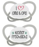 Nip Schnuller My Butterfly Green Special Edition Eco-Friendly Silicone Pacifier for 16-32 Months | Quiet & Jaw-Friendly | Special Saying for Grandma & Grand - Buy Online on GoSupps.com