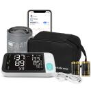 Checkme Bluetooth Blood Pressure Monitor - Digital Upper Arm Cuff for Pregnant Women & Diabetics | Arrhythmia & Pulse Detection | iOS/Android App Compatible | 22-45cm Black - Buy Online on GoSupps.com