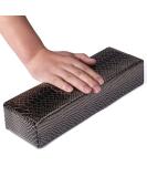 Merterfly Nail Armrest Pillow for Acrylic Nails - Easy to Clean PU Leather Hand Rest for Nail Tech - Black - Buy Online on GoSupps.com