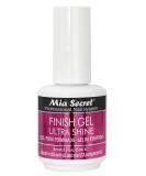 Mia Secret UV Finish Gel Top Coat 15ml - No Wipe Clear High Gloss Gel for Acrylic & Gel Nails - Buy Online on GoSupps.com