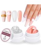AIMEILI Solid Builder Gel for Gel Nails - Clear & Nude Nail Extension Gel Set for Perfect Manicure - Buy Online on GoSupps.com