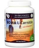 Boma Lecithin 100 L-Carnitine Capsules - Vegan Carnipure with Vitamin C | Award-Winning Supplement for Optimal Health - Buy Online on GoSupps.com