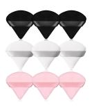 Pimoys 9-Piece Triangle Powder Puff Set - Soft Velour Makeup Sponges for Flawless Makeup Application - Buy Online on GoSupps.com