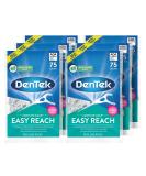 DenTek Comfort Clean Sensitive Gums Floss Picks 75 Count (Pack of 6) - Gentle Dental Floss for Sensitive Gums - Buy Online on GoSupps.com