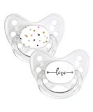 Dentistar Silikon Schnuller 2 Set - Size 3 (14+ Months) | Tooth & Jaw-Friendly BPA-Free | Made in Germany - Buy Online on GoSupps.com