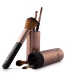 Brush Set Make-up Luvia Travel Set Espresso 5 cosmetic brush including make-up brush storage Schwaz vegan (brown / cappuccino) brown / cappuccino single - Buy Online on GoSupps.com