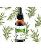 Organic Rosemary Mint Scalp & Hair Strengthening Oil - Kisskin | Nourishing Castor Olive & Coconut Blends with Biotin - 2oz for Daily Use - Buy Online on GoSupps.com