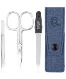 Buy marQus 3-Piece Travel Manicure Set - Solingen Nail Care Scissors & File | Perfect for On-The-Go Grooming - Buy Online on GoSupps.com