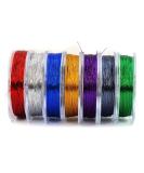 MNFT 7Pcs Metallic Guide Wrapping Lines - 50m Spool, Strong Nylon Thread for Rod Building - 7 Colors, DIY Fishing Line - Buy Online on GoSupps.com