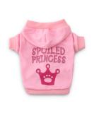DroolingDog Dog Princess Shirt for Small Dogs | Pink Dog Hoodie (3.3lb-5.5lb) - Pet Clothes - Buy Online on GoSupps.com