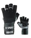 C.P.Sports Profi-Gym Double-Band Fitness Gloves for Men | Bodybuilding & Training | Size M (8) - 18-20cm | International Shipping - Buy Online on GoSupps.com