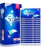 5D White Teeth Whitening Strips Teeth Whitening Kits at Home Tooth whitening Strips Sensitive Teeth Whitening Strips Teeth Whiteners 14 Packs 28 Pcs - Buy Online on GoSupps.com